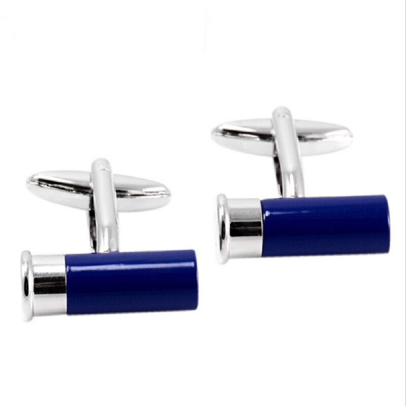 Blue Cartridge Cufflink