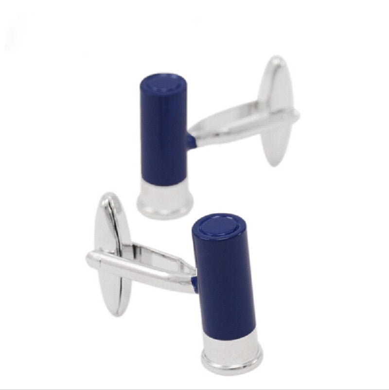 Blue Cartridge Cufflink